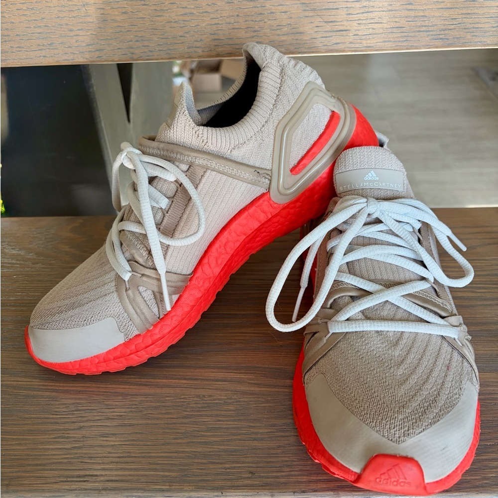 Adidas by Stella McCartney Women's Tan and Orange Athletic Shoes